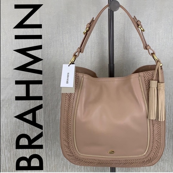 Brahmin Handbags - 🆕 BRAHMIN NEW LARGE LEATHER SHOULDER BAG 💯AUTH